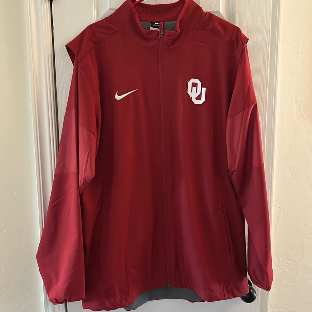 Nike Red Windbreaker Jacket